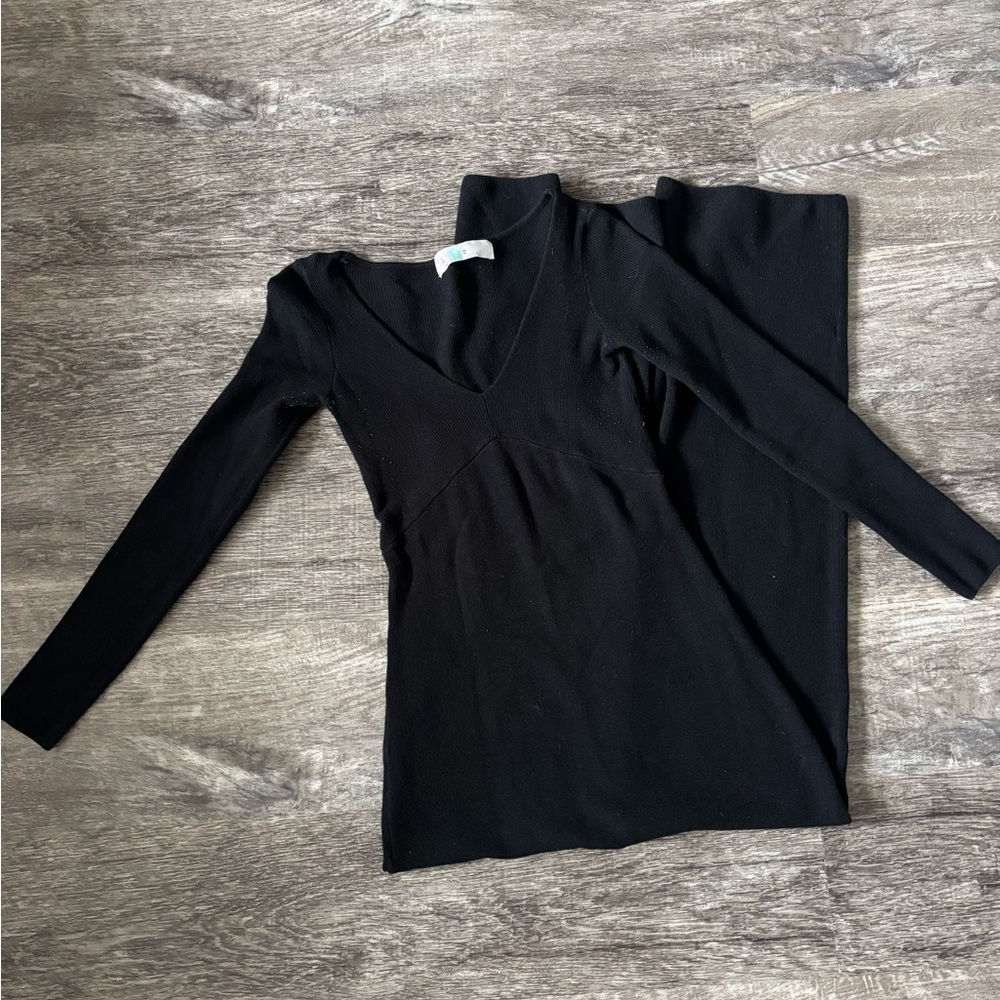 Free People Beach Black Maxi Dress